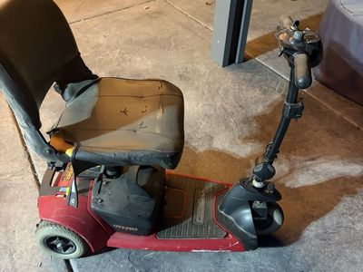 Go-Go Sport Pride Mobility 3-Wheel Electric Scooter Red - Used