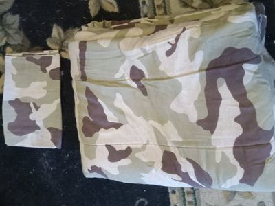 Green Desert Camo Twin Blanket & Pillow case