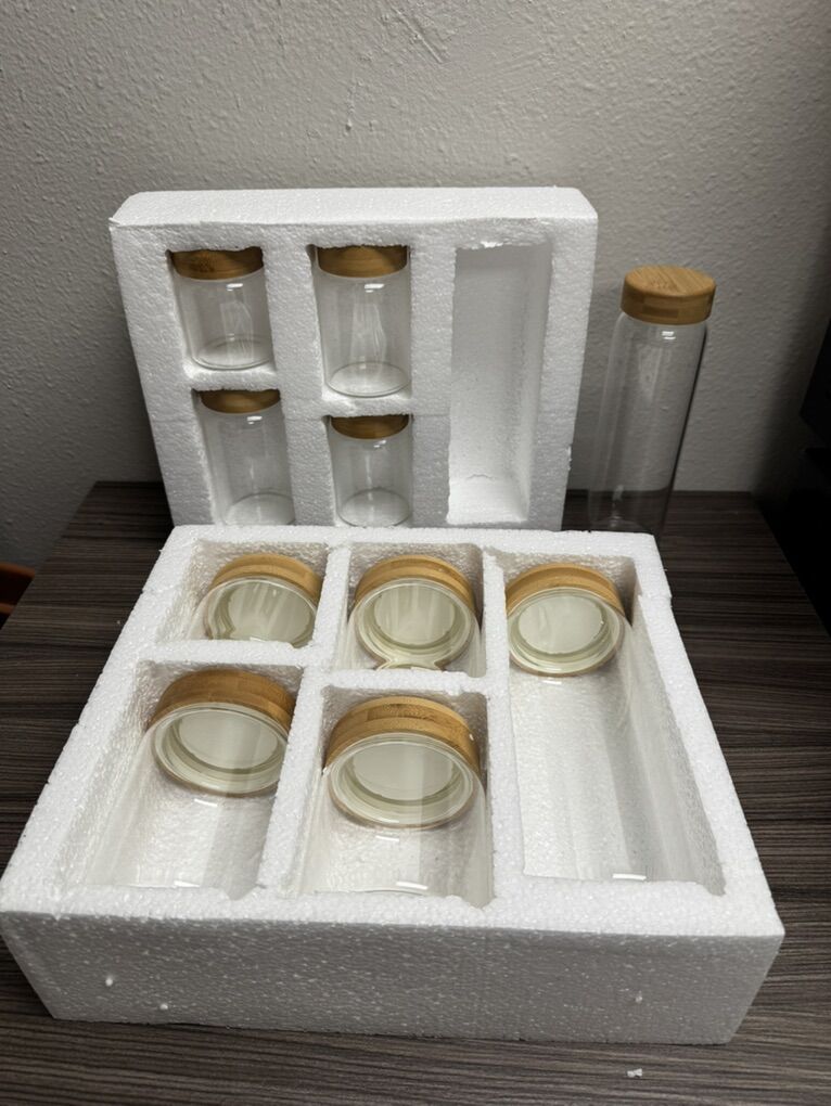 Glass Food Storage Jars