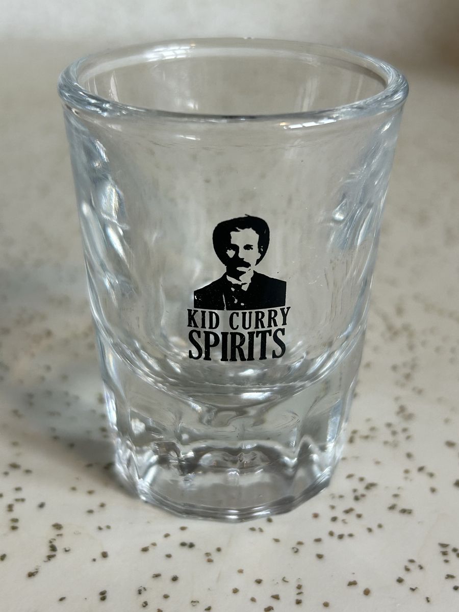 Kid Curry Spirits Shot Glass