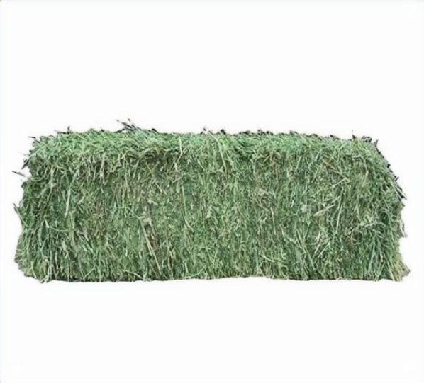 Clean hay bales