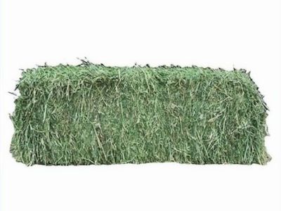 Clean hay bales
