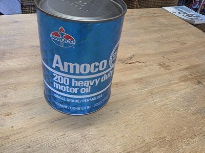 vintage oil cans Amoco Cenex