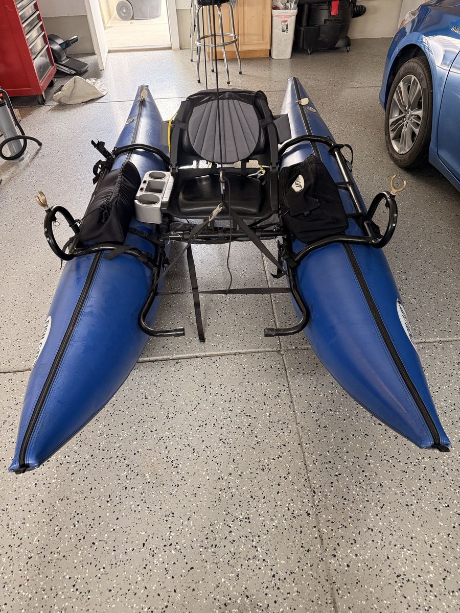 Fish cat one man pontoon