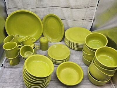 fiestaware Lemongrass set of 43 pieces
