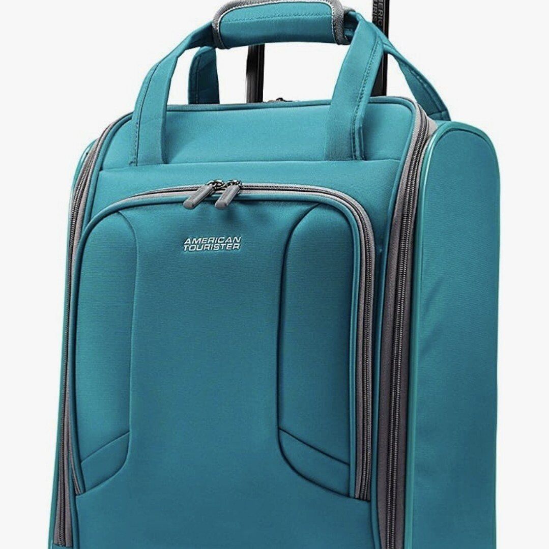 American Tourister Teal Rolling Tote Bag

4Kix 16.