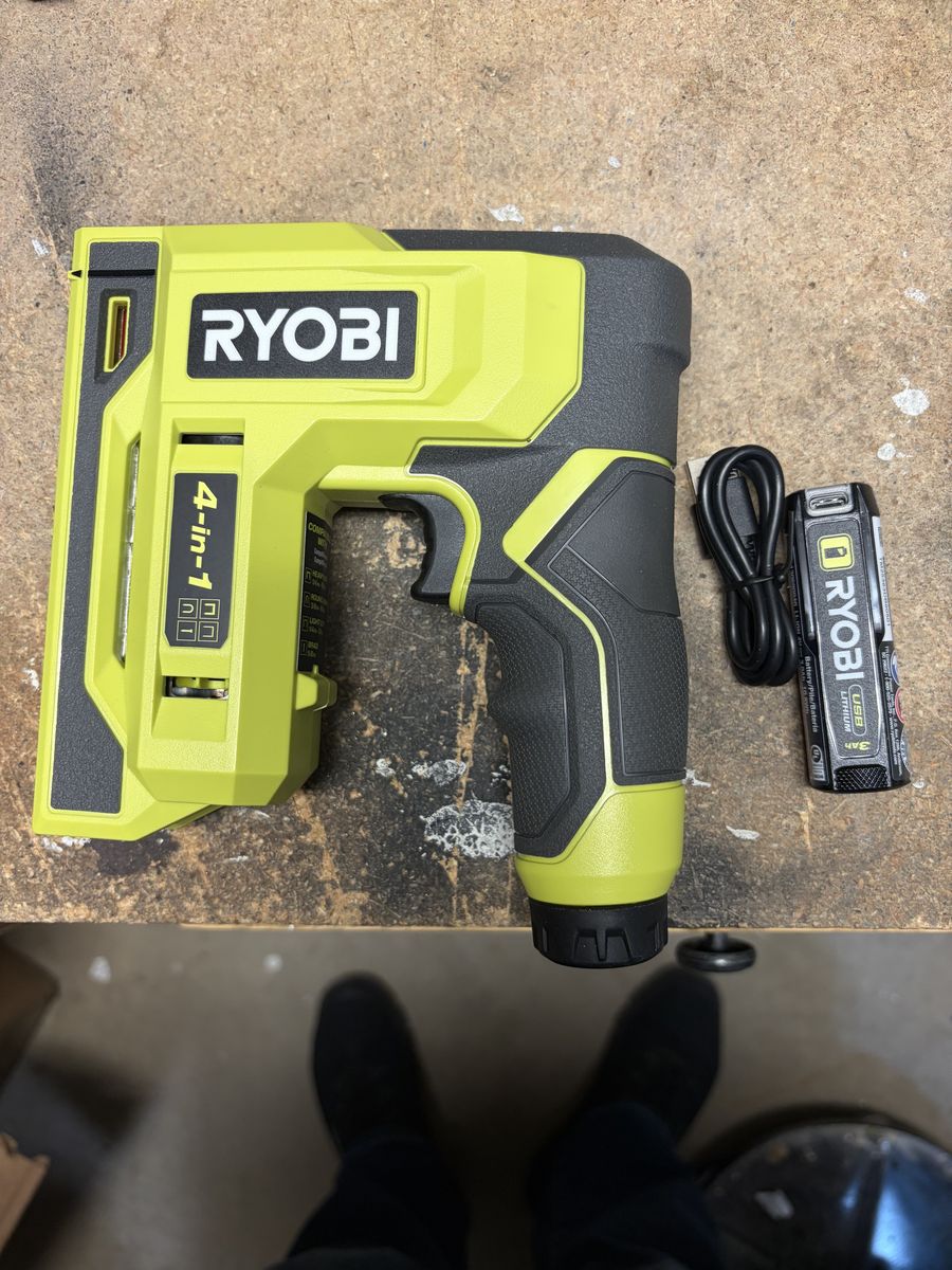 New Ryobi 4 In 1 Stapler/nailer
