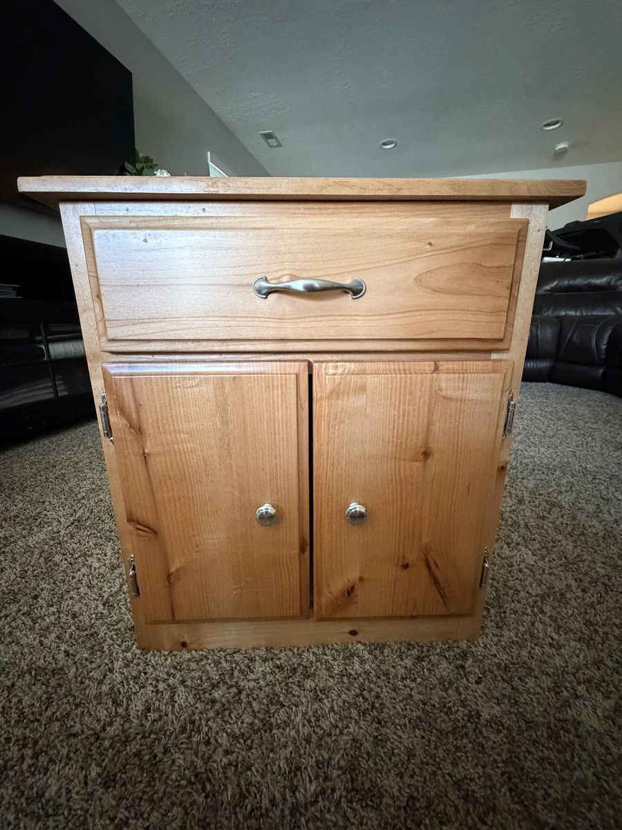 Wood End Table