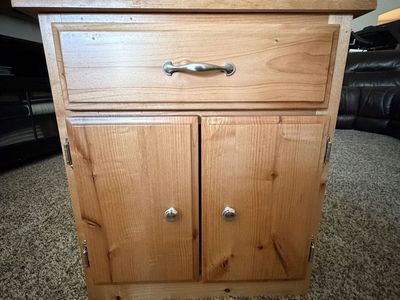 Wood End Table