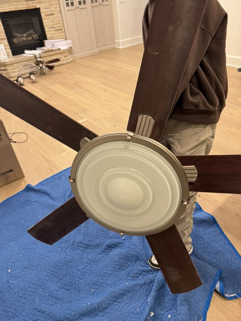 Kichler 48  fan w/ 16 Light - High Ceiling