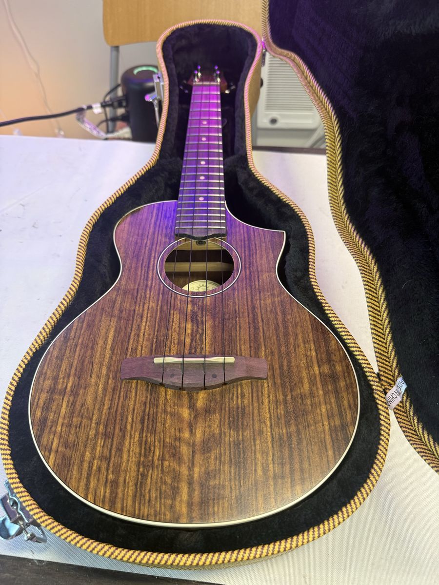 Ibanez Acoustic Electric Tenor Ukulele With Hard Case