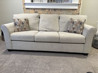 Cream colored couch
