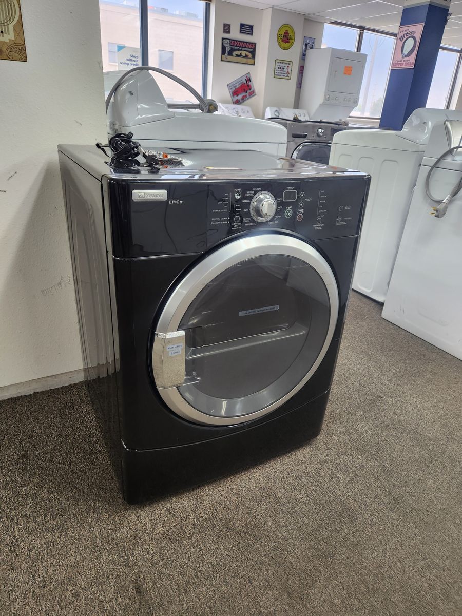Maytag Epic z Front Load Gas Dryer - Black