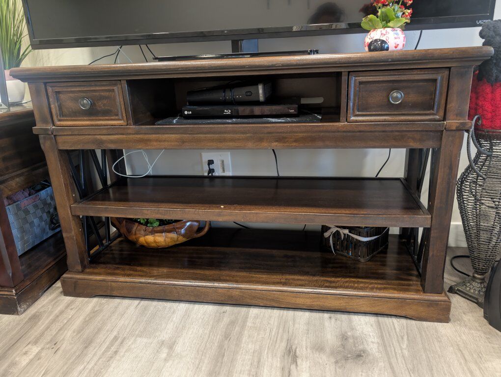 TV Stand and 2 End tables