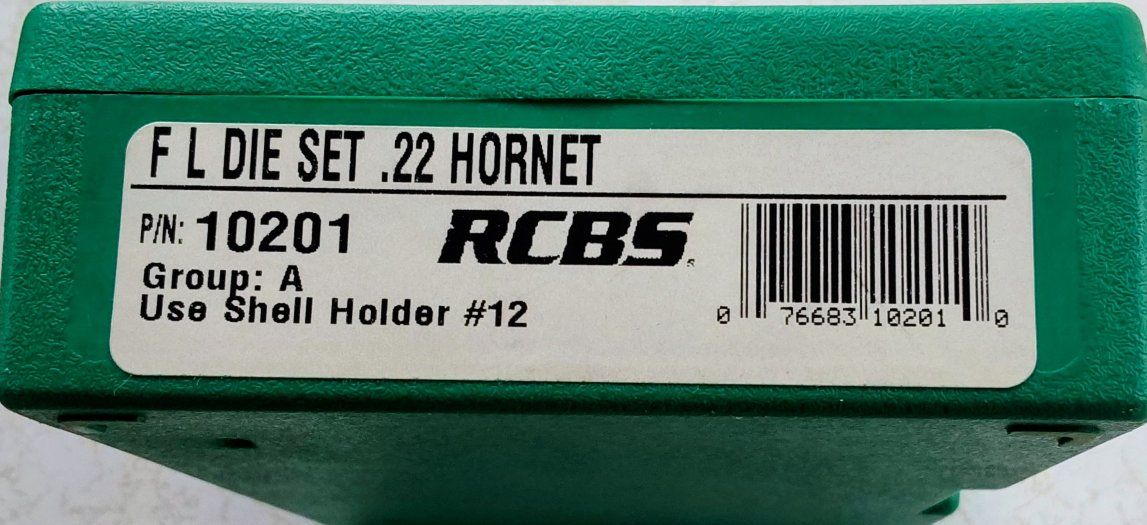 RCBS 22 Hornet and shell holder
