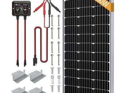 Brand new! 100W Solar Battery Charger Solar Battery Maintainer + Smart 10A MPPT Charge Controlle