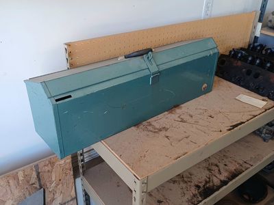 Metal carpenters toolbox
