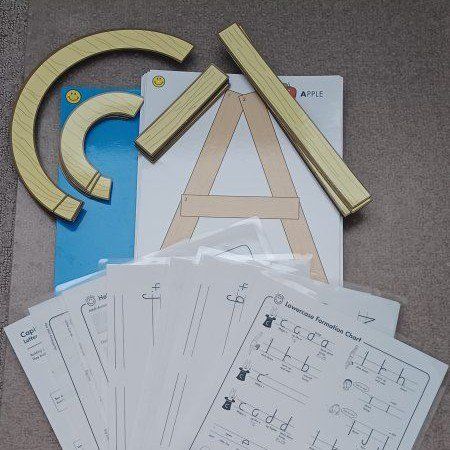 Handwriting Without Tears Magnetic "Wood" Letter Pieces Set