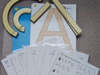 Handwriting Without Tears Magnetic "Wood" Letter Pieces Set