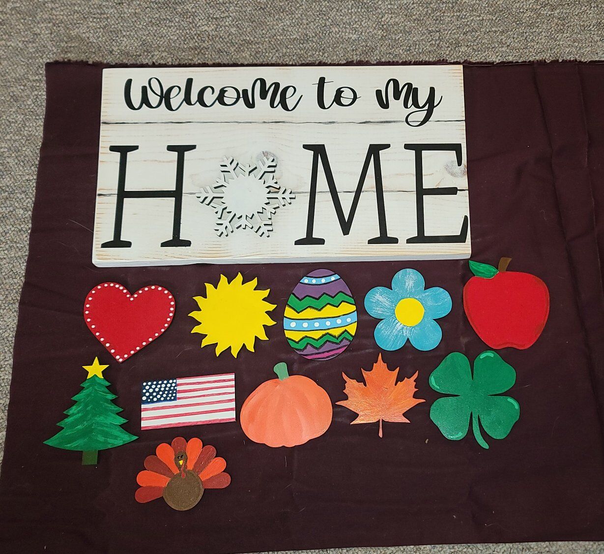 'Welcome to my Home' sign