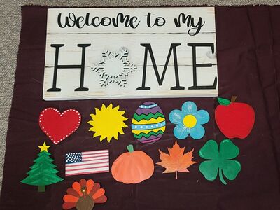 'Welcome to my Home' sign