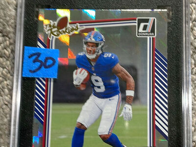 Malik Nabers New York Giants graded slabs 9.5 $30