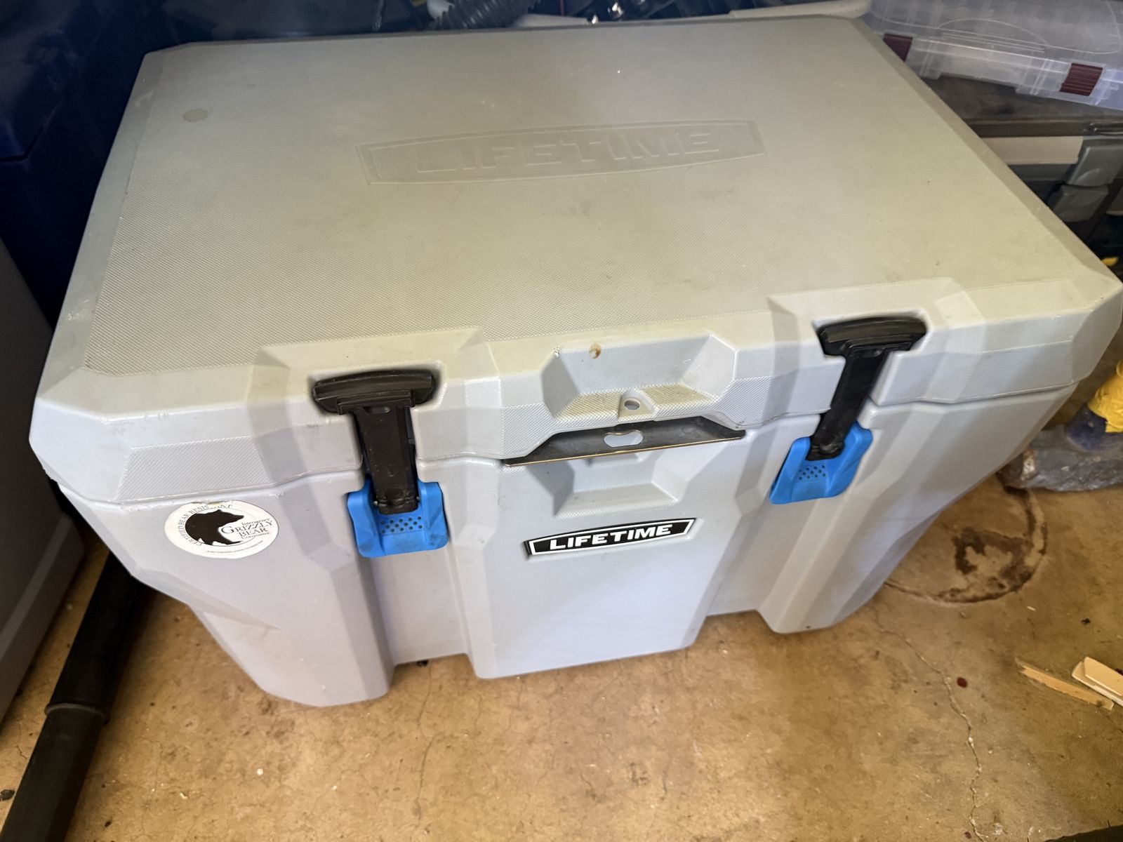 Lifetime 65 Quart High-Performance Cooler - Gray, Durable Outdoor Ice Chest