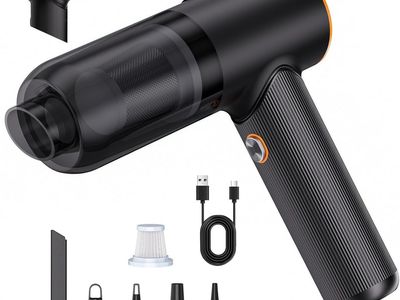 NEW Car Vacuum Cleaner, 20000Pa Suction Power Handheld, 4-in-1 Portable Car Vacuum with 2 Suction Modes, Type-C Charge