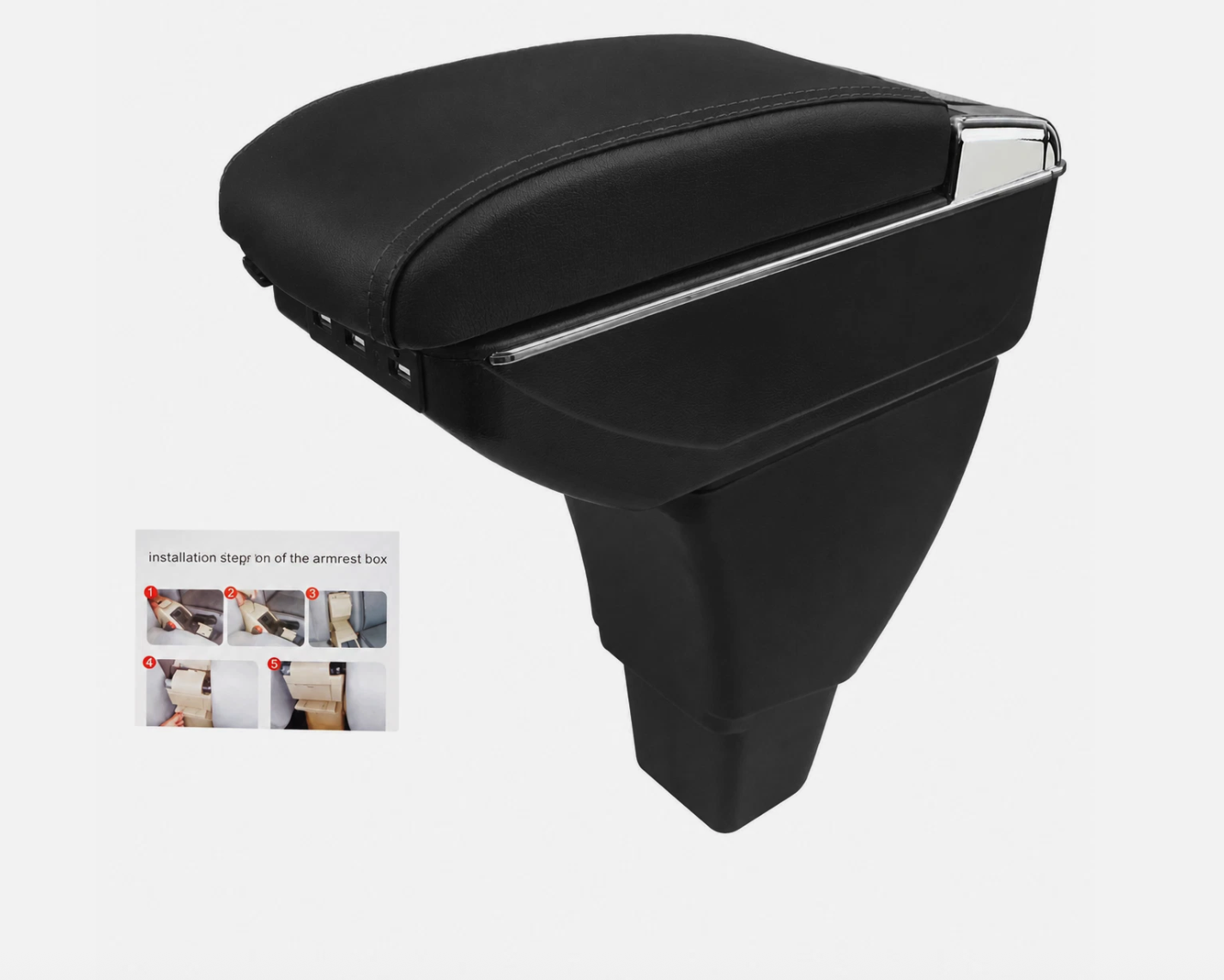 GSTP Armrest Console Box for Scion xB Toyota bB 2004-2006 USB Ports