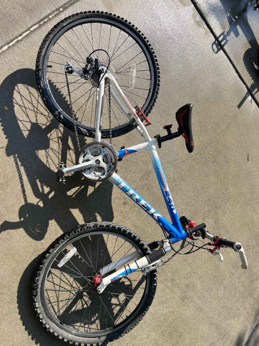 Trek Mountain Track 240 Mountain Bike - Blue and White