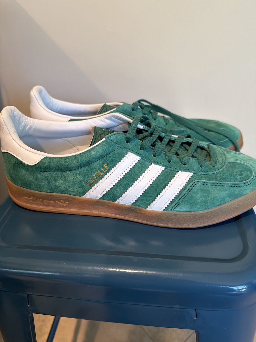 Adidas Gazelle Indoor Green Suede Sneakers Size 11