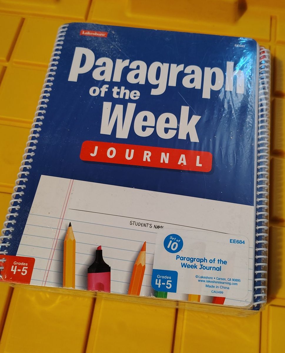 LAKESHORE PARAGRAPH OF THE WEEK JOURNAL 10 COUNT