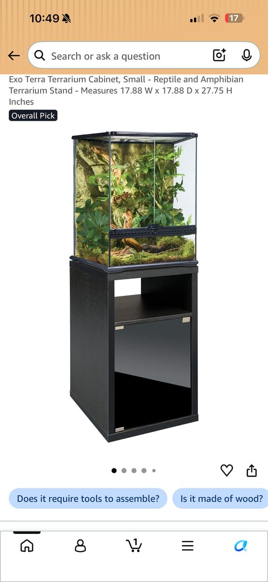 Exo terra reptile stand