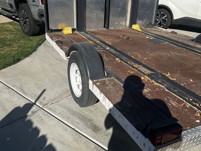 8x10 Long Solid Trailer