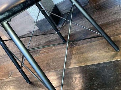 OFFICE CHAIR DOVETAIL FURNITURE FAUX LEATHER ACCENT MESSINA