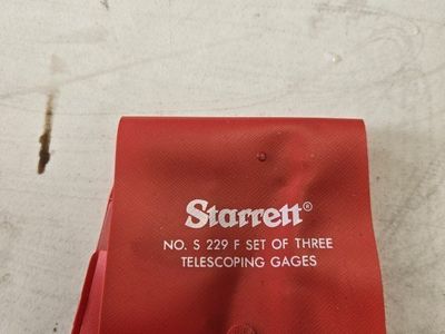Starrett telescoping gauge set # s229
