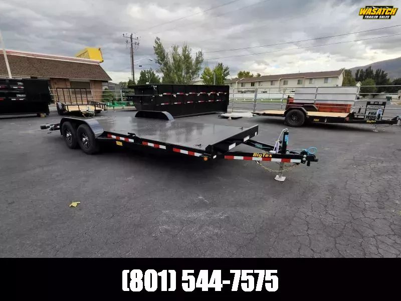 2026 Big Tex Trailers 7X20 (10DM) Steel Floor Car