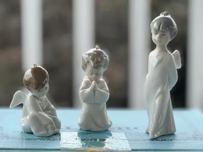 Lladro Porcelain Miniangelitos Mini Angels #1604 Lladró Nativity Christmas W/BOX