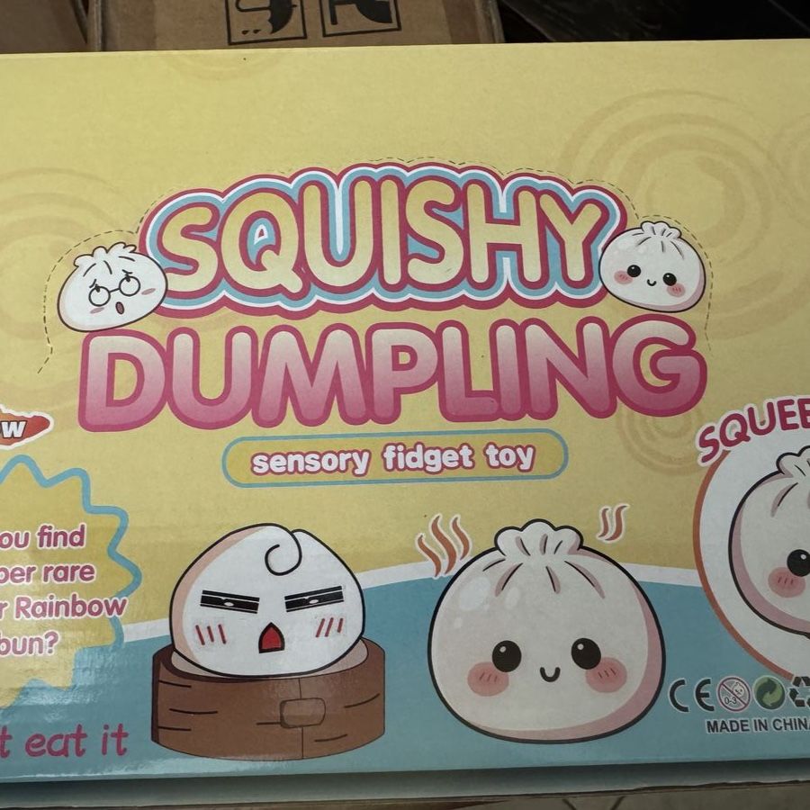 Squishy Dumpling Sensory Fidget Toy - New Condition