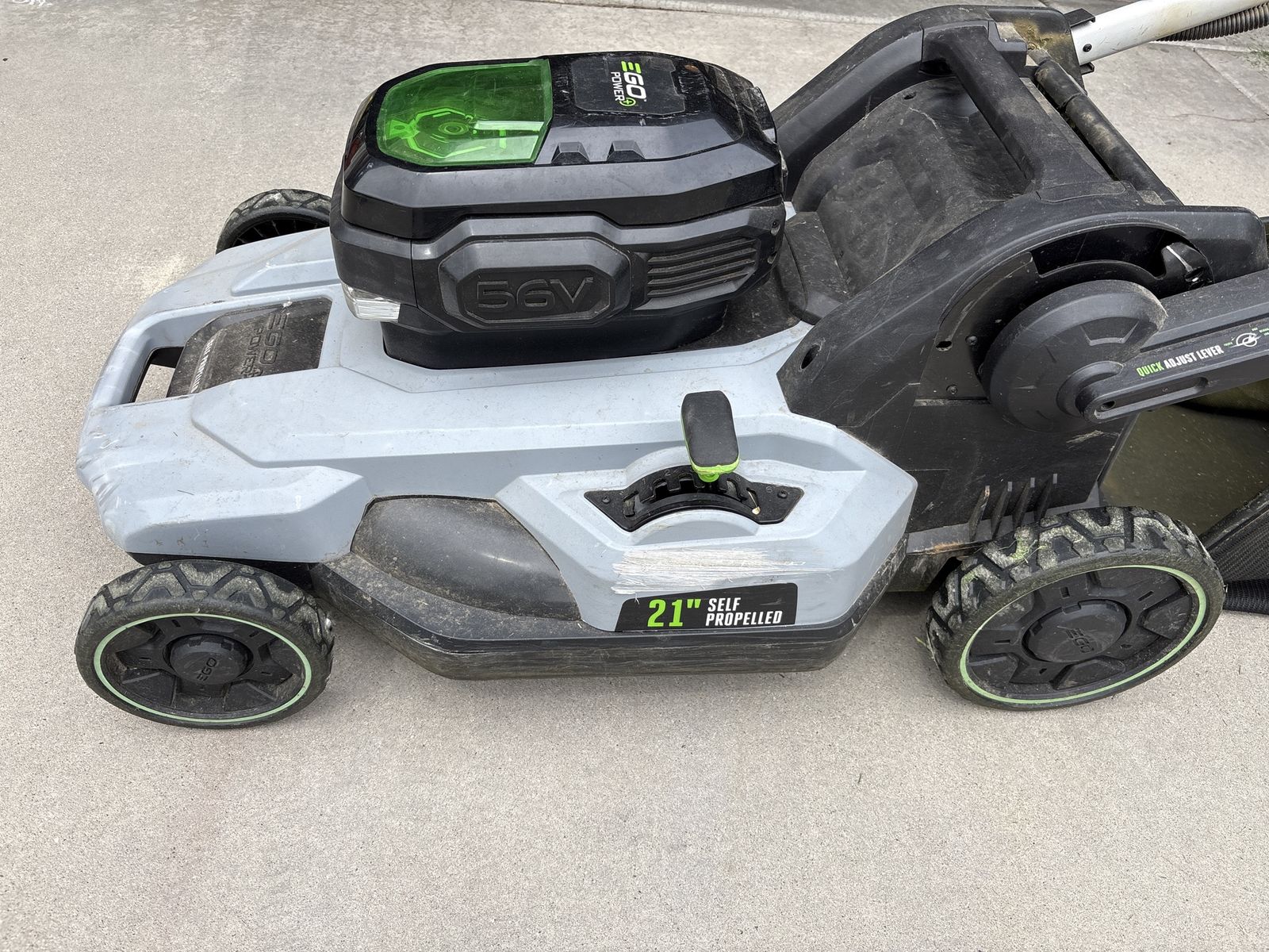 Ego 21” battery powered lawn mower