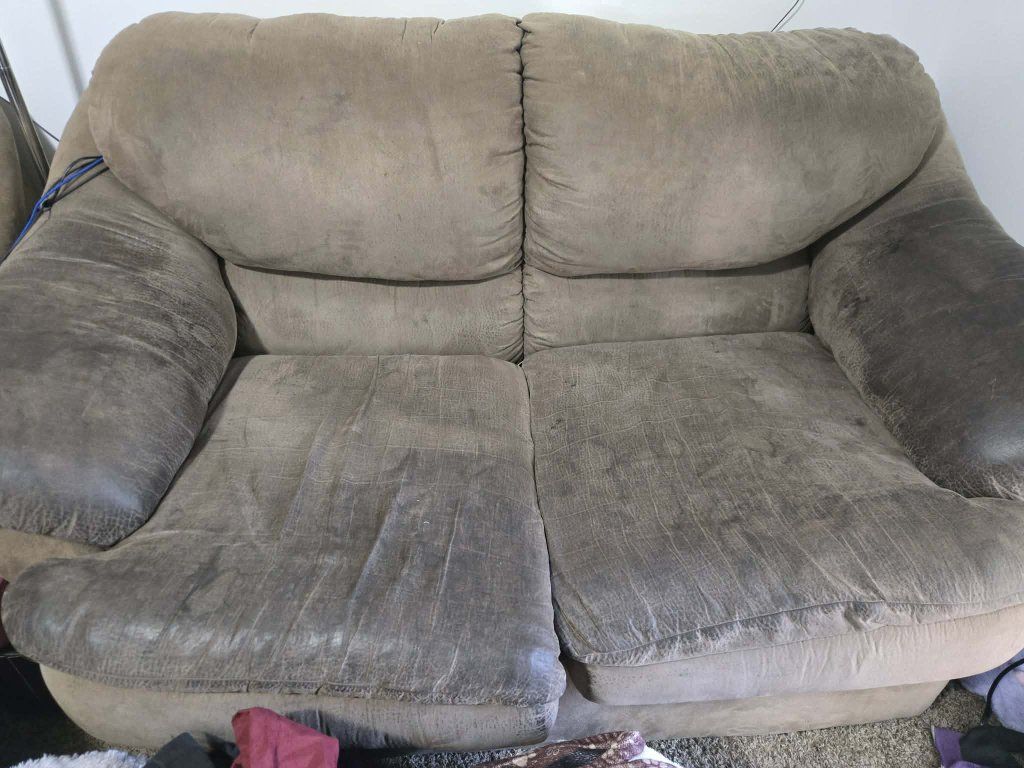 free microfiber loveseat