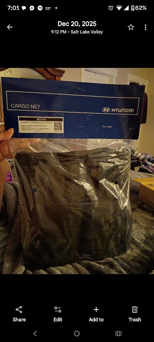 Hyundai Tucson CARGO/LUGGAGE Net