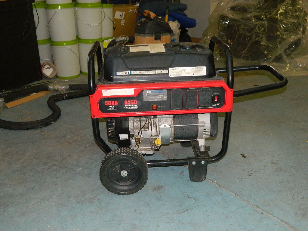 Craftsman 5000 Watt Generator Barely Used