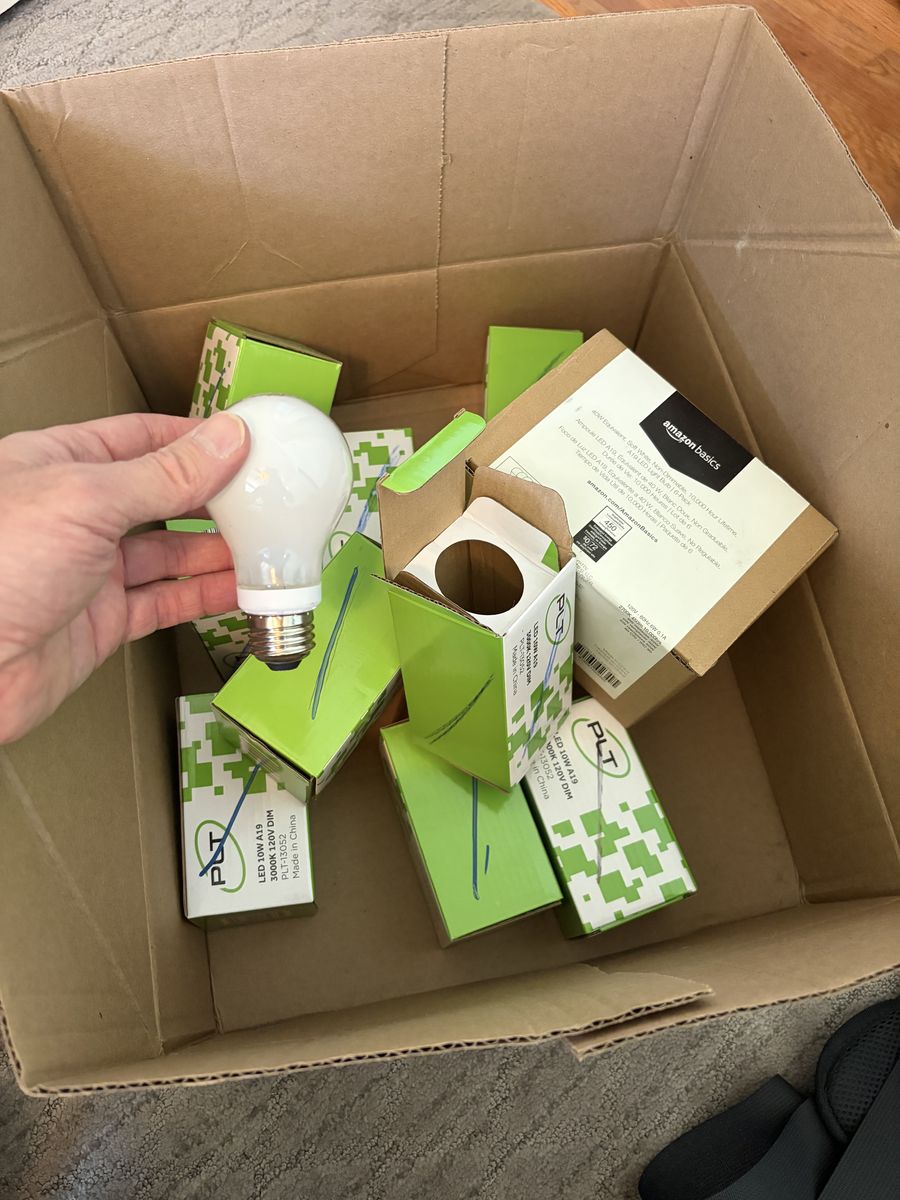 Free LED light bulbs