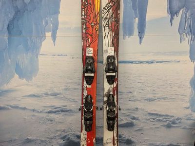 Heavily Used Atomic Bent Chetler 110mm 180cm with Demo Strive 13 bindings