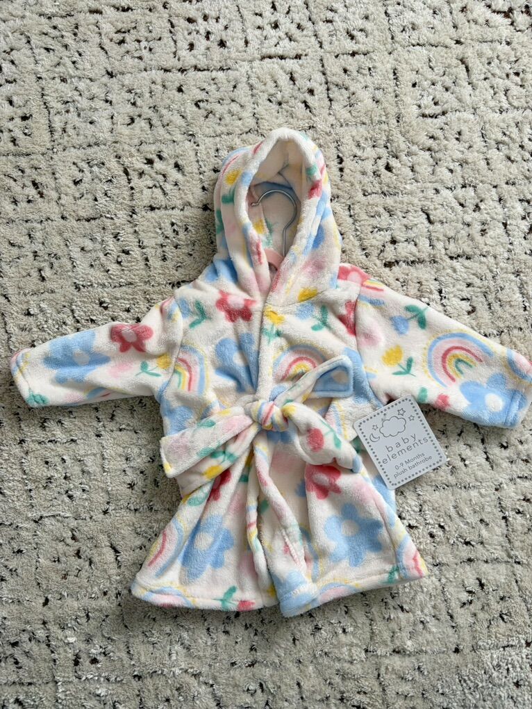 Baby Girl Plush Bath Robe