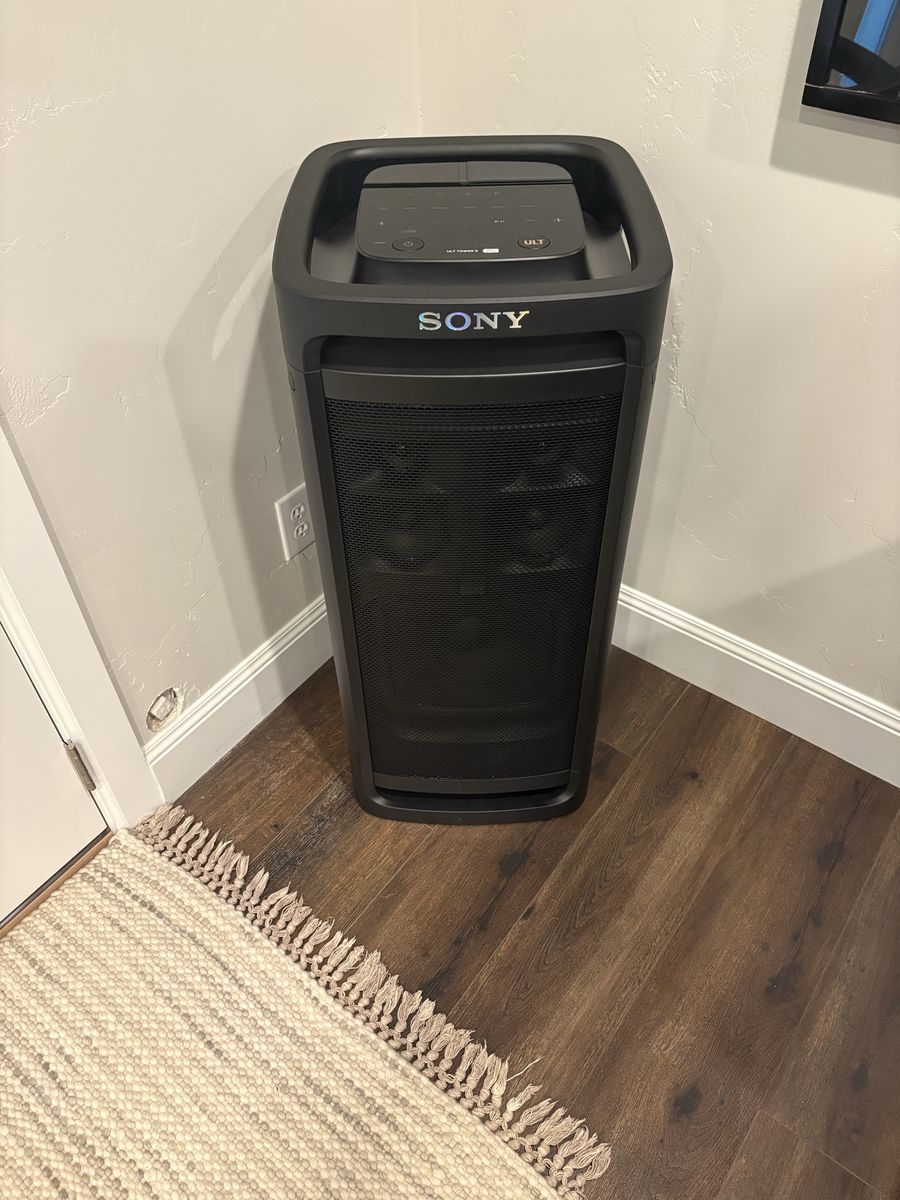 Sony ULT Tower 9 Wireless Bluetooth Speaker - Powerful Audio with Multi-Color Light Show