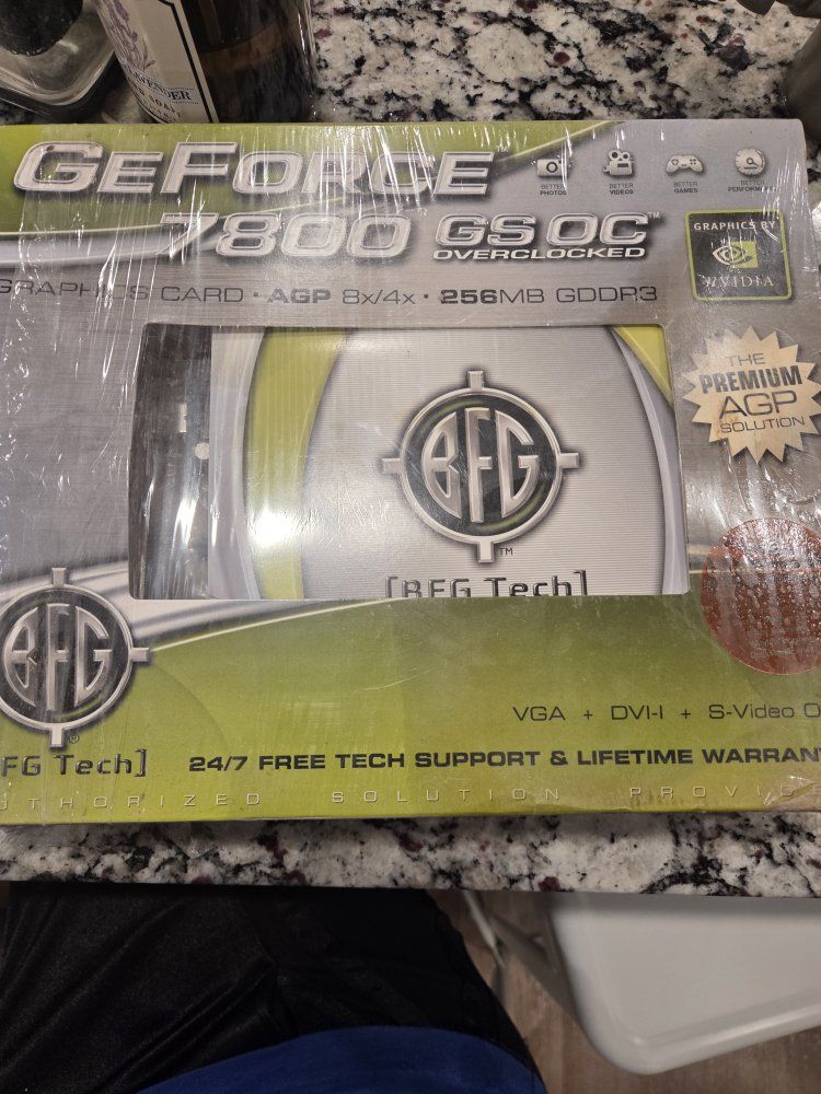 BFG Tech NVIDIA GeForce 7800 GS OC 256MB GDDR3 AGP 8x/4x Graphics Card