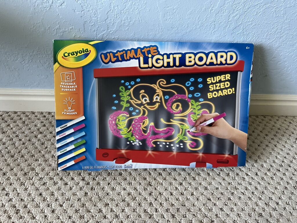 Crayola Light Board - tracing & drawing