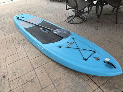 Blue Lifetime Amped Paddleboard w/ Paddle